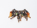 BOOTIQUE HALLOWEEN PRINT SCRUNCHIE DOG COLLAR - $9.98 (2)