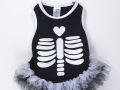 Petbarn Bootique Heart SkeletonTutu Dog Dress Black RRP $19.96 - $21.99 (2)