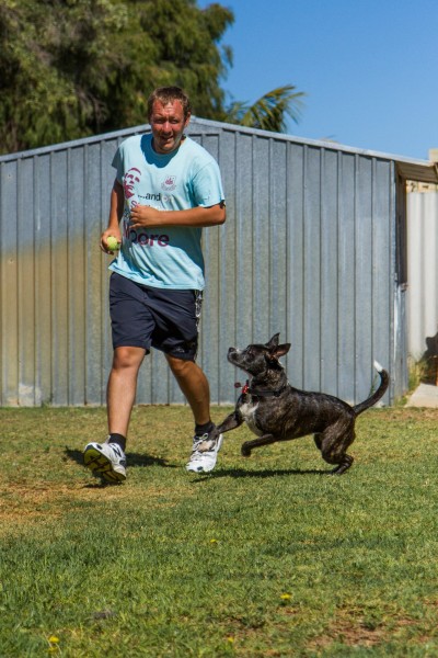 A Close Bond - Rescue Dog