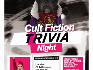 Cult Fiction Trivia Night for Team Dog