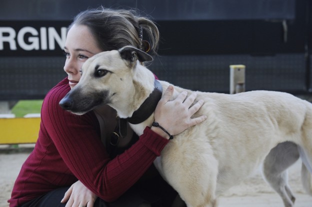 Lara Griffin is pictured with Bubbles. (Photo By Erin Byrne)