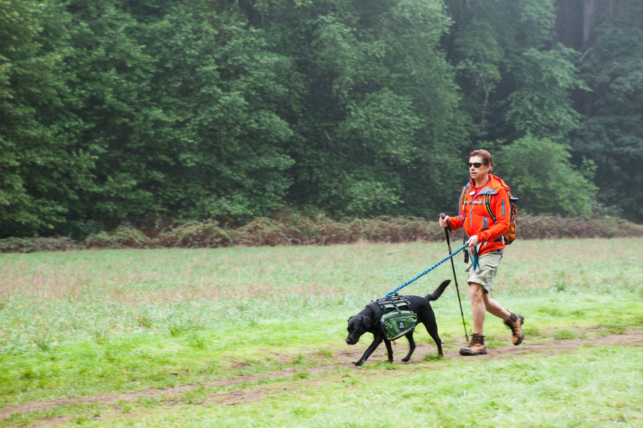 Trevor Thomas and his lifesaving guide dog Tennille
