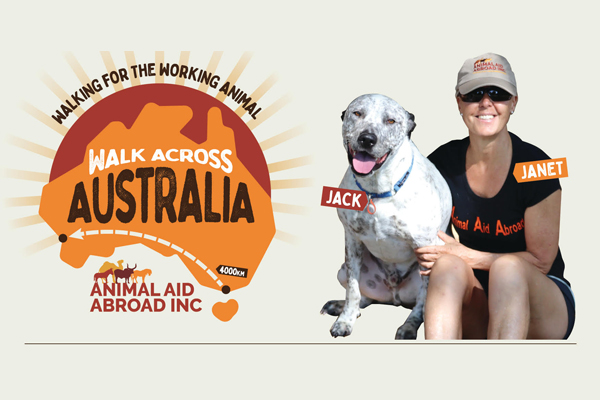 Founder of Working Animal Charity to Walk Across Australia to Raise Funds and Awareness